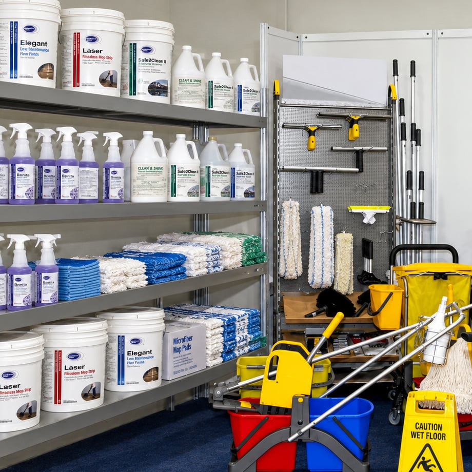 Private label cleaning products for North Carolina commercial cleaning businesses